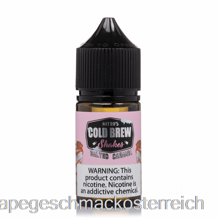 Gesalzenes Karamell – Nitros-Cold-Brew-Salze – 30 Ml, 25 Mg Vape-Geschmack